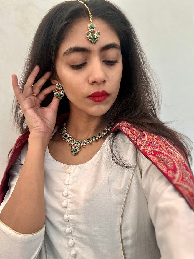 Jugni Choker,Tikka & Earring set
