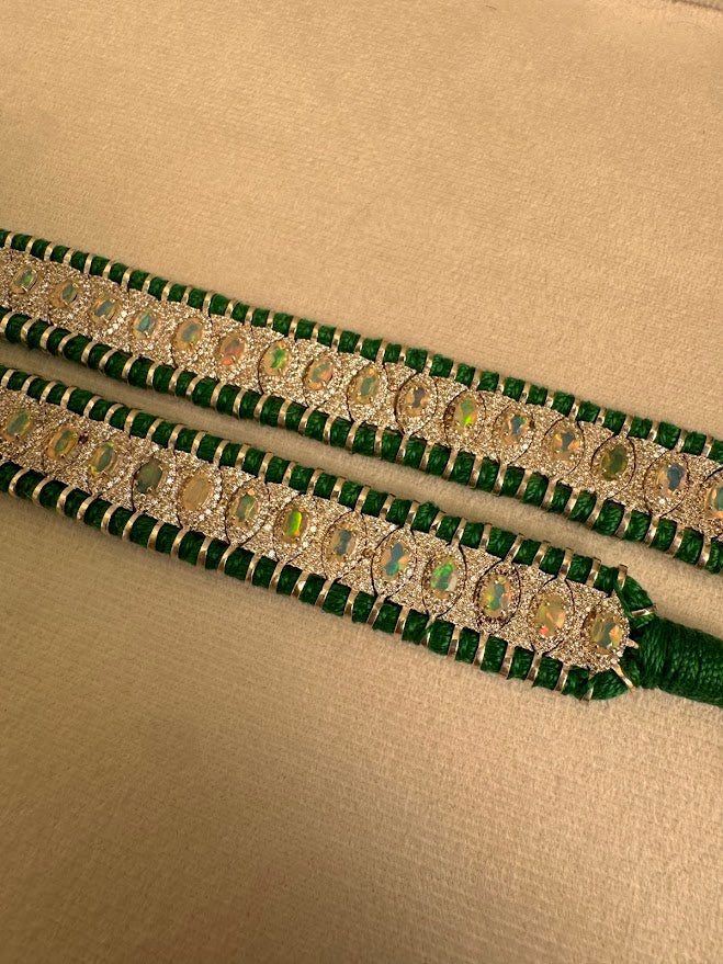 Heer Choker and Pauchi Bracelet Set