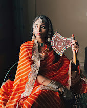Kesariya Saree