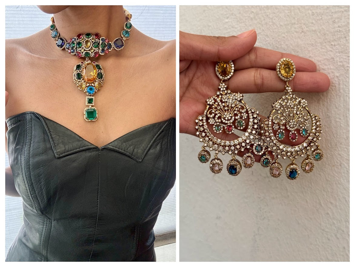 Vajra Choker & Chaandbali set