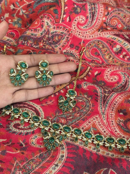 Jugni Choker,Tikka & Earring set