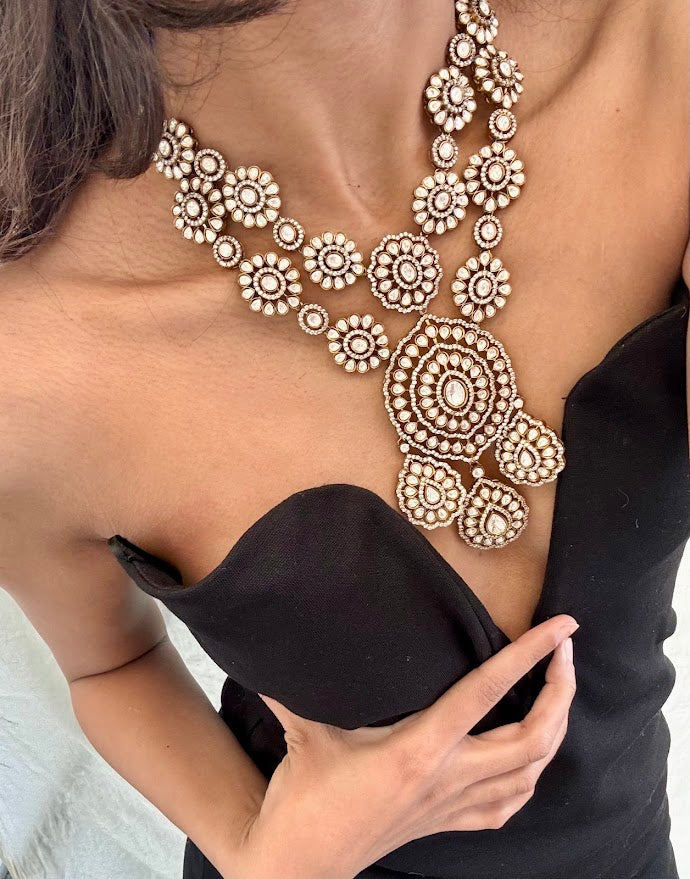 Uttarashada Necklace & Earring Set