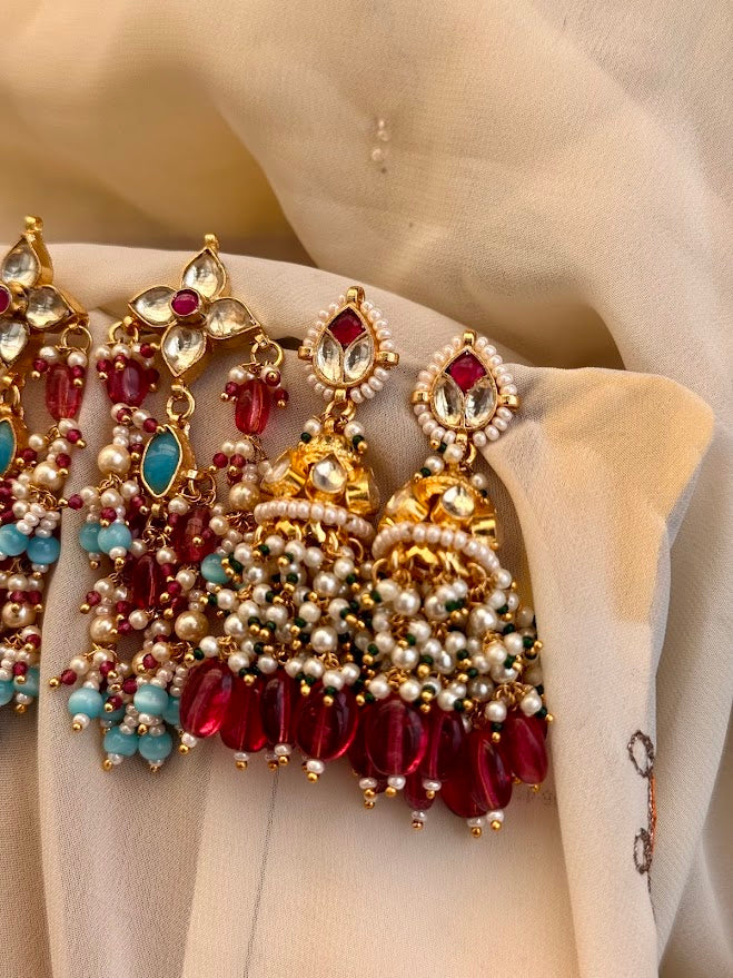 Mastani Kundan Jhumkas