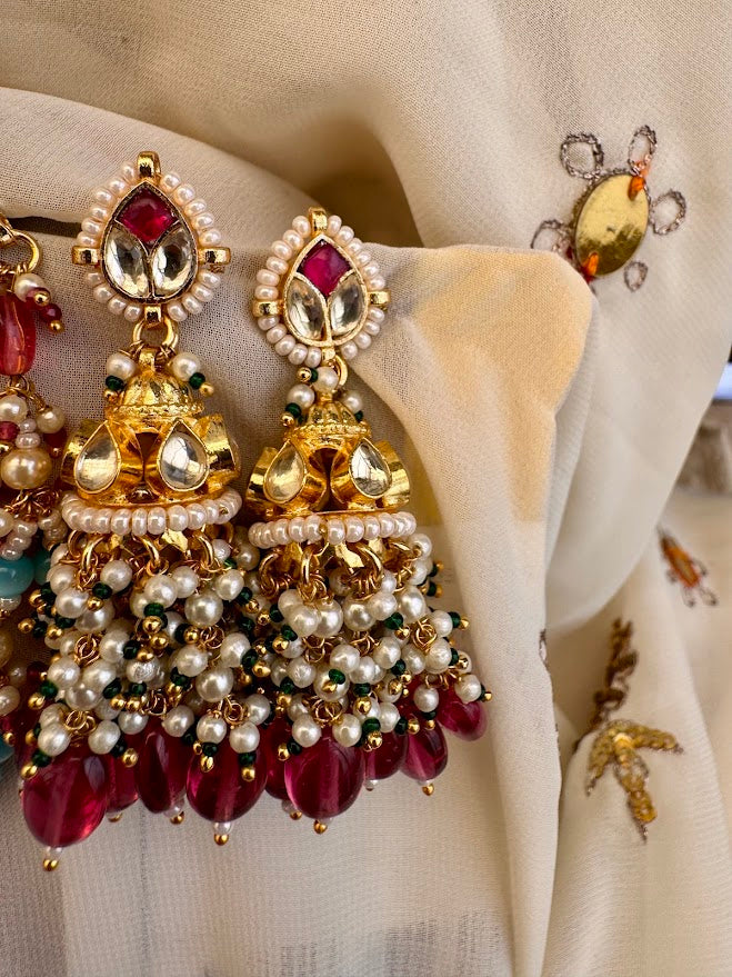 Mastani Kundan Jhumkas