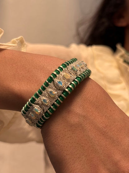 Heer Choker and Pauchi Bracelet Set