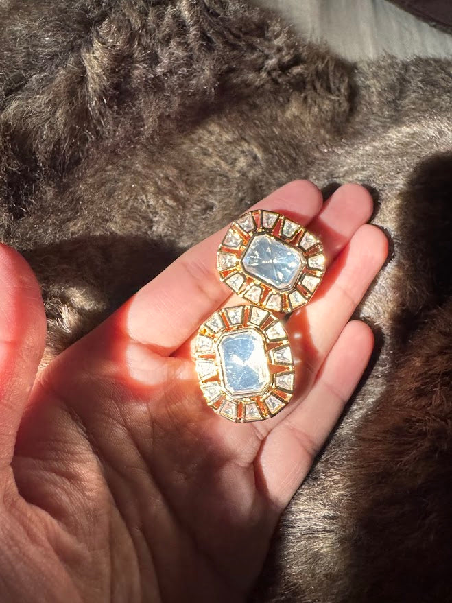 Prachi Moissanite Studs