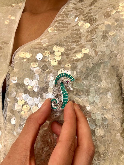 Ashwameen Brooch