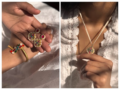 Bagh Pendant & Earring set