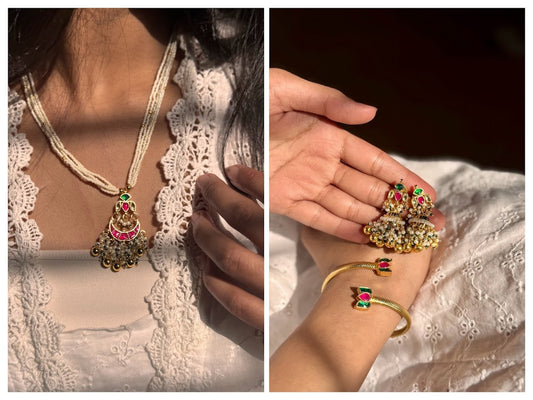 Mahi Pendant & Earring set