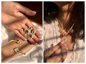 Khwaab Pendant & Earring set