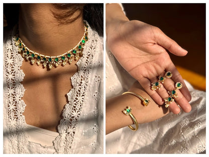 Panna Choker & Earring set