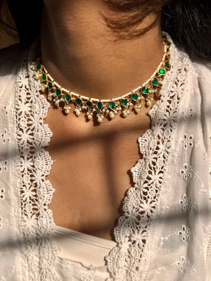 Panna Choker & Earring set