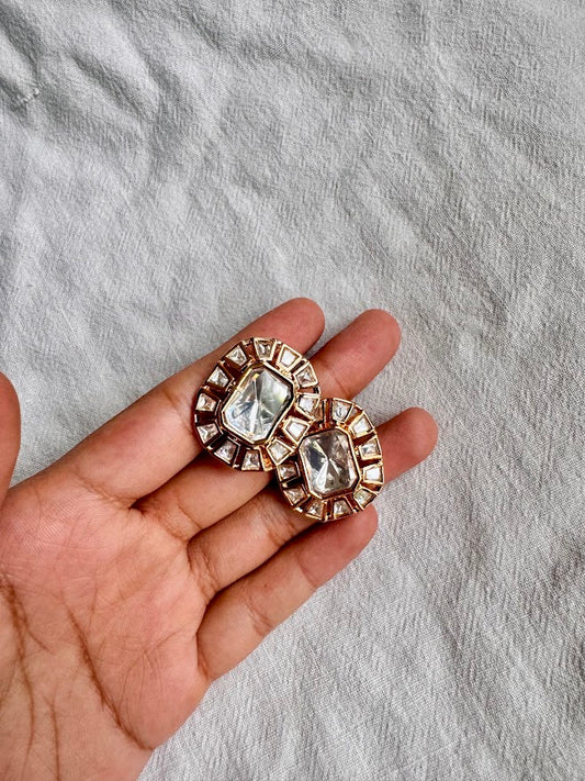 Prachi Moissanite Studs