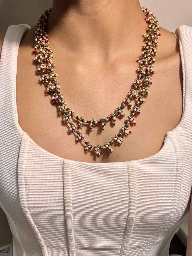 Double Strand Laung Mala