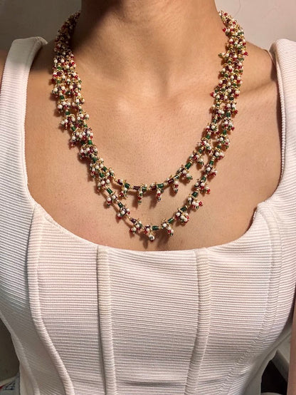 Double Strand Laung Mala