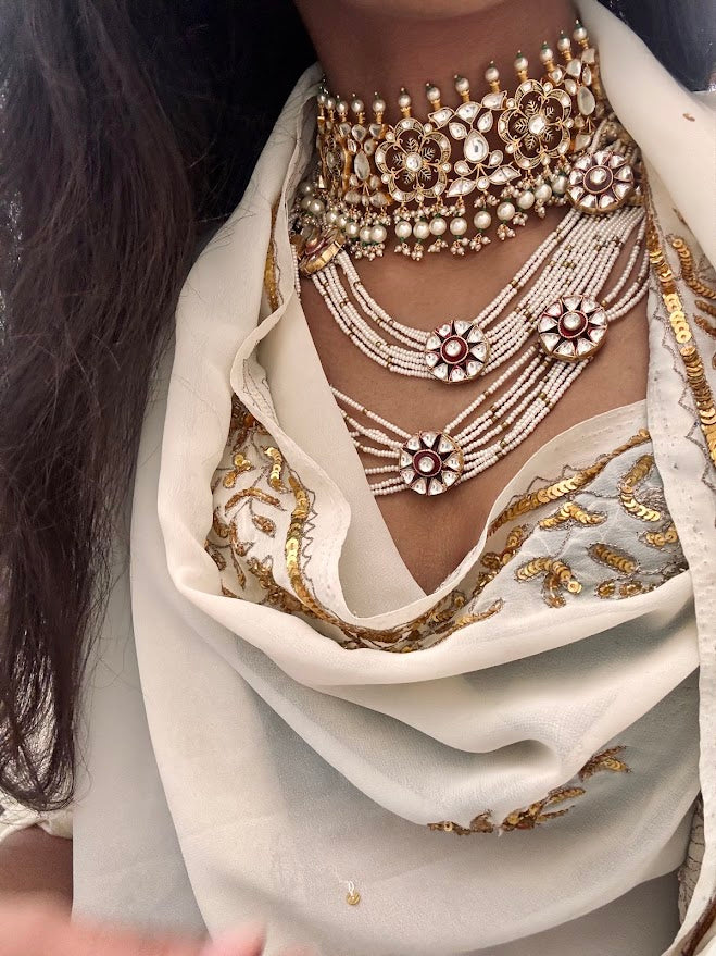 Leher Necklace and Earring Set