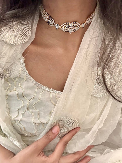 Qala Choker and Earring Set