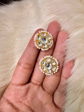 Afreen Kundan Choker and Earring Set